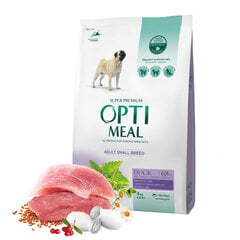 OPTIMEAL™. Visavertis sausas maistas suaugusiems, mažų veislių šunims su antiena, 4 kg kaina ir informacija | Sausas maistas šunims | pigu.lt