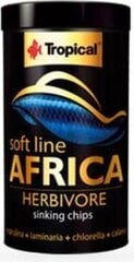 Корм для травоядных и всеядных африканских рыбок Soft Line Africa Herbivore, 250 мл цена и информация | Корм для рыб | pigu.lt