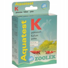 "Zoolek Aqua-Test K" - kalio testas kaina ir informacija | Akvariumai ir jų įranga | pigu.lt