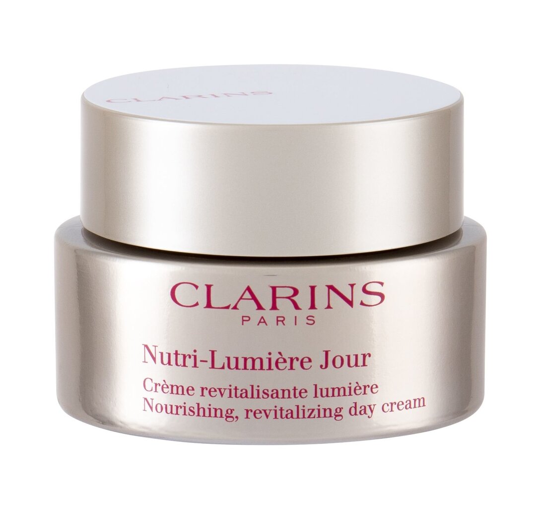 Maitinantis dieninis veido kremas Clarins Nutri-Lumiere Jour, 50 ml цена и информация | Veido kremai | pigu.lt