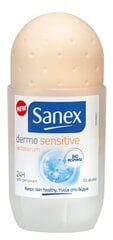 Rutulinis dezodorantas Sanex Dermo Sensitive, 50ml kaina ir informacija | Dezodorantai | pigu.lt