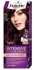 Kreminiai plaukų dažai Schwarzkopf Palette Intensive Color Creme, V5 Intensive Violet (intensviai violetinis) kaina ir informacija | Plaukų dažai | pigu.lt