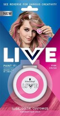 Nuplaunama kreidos pagalvėlė plaukams Schwarzkopf Live Paint it!, 3,5 g, Pink Crush kaina ir informacija | Plaukų dažai | pigu.lt