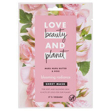 Veido kaukė LOVE, BEAUTY & PLANET Blooming Radiance 1 vnt. kaina ir informacija | Veido kaukės, paakių kaukės | pigu.lt