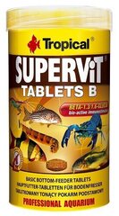 Maistas žuvims Tropical Supervit Tablets B, 150 g цена и информация | Корм для рыб | pigu.lt
