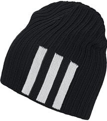 Kepurė Adidas 3S Beanie, juoda kaina ir informacija | Vyriški šalikai, kepurės, pirštinės | pigu.lt