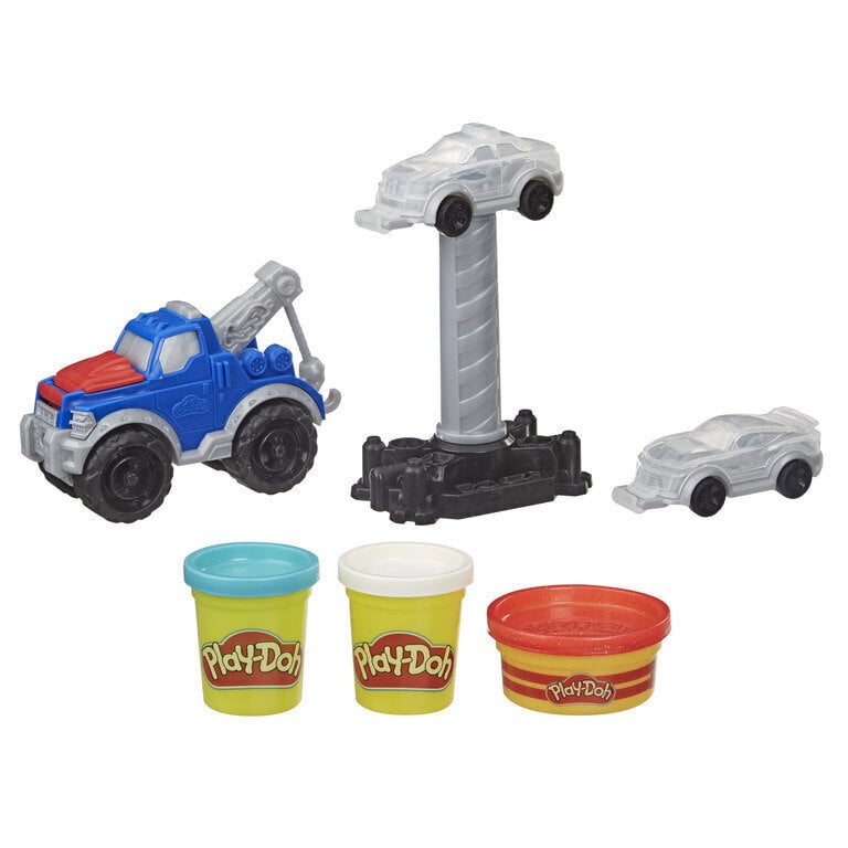 Plastilino rinkinys Play-Doh Wheels Paw Patrol Marshall (Šunyčiai Patruliai) kaina ir informacija | Lavinamieji žaislai | pigu.lt