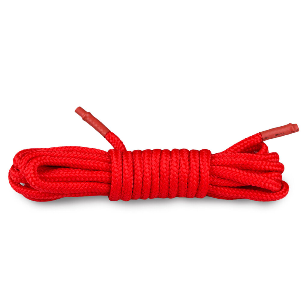 Верёвка для бондажа EasyToys Nylon Rope красная, 5м цена | n18.pigu.lt