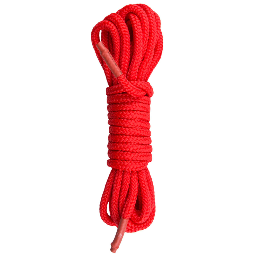 Верёвка для бондажа EasyToys Nylon Rope красная, 5м цена | n18.pigu.lt