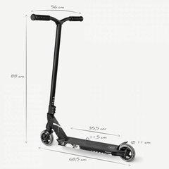 Трюковый скутер Movino X-Core, черный цена и информация | Самокаты | pigu.lt