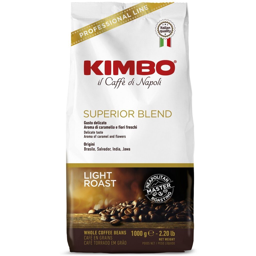 Kavos pupelės KIMBO Superior Blend 1 kg. kaina ir informacija | Kava, kakava | pigu.lt