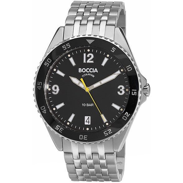 Laikrodis BOCCIA TITANIUM 3599-03 kaina ir informacija | Vyriški laikrodžiai | pigu.lt