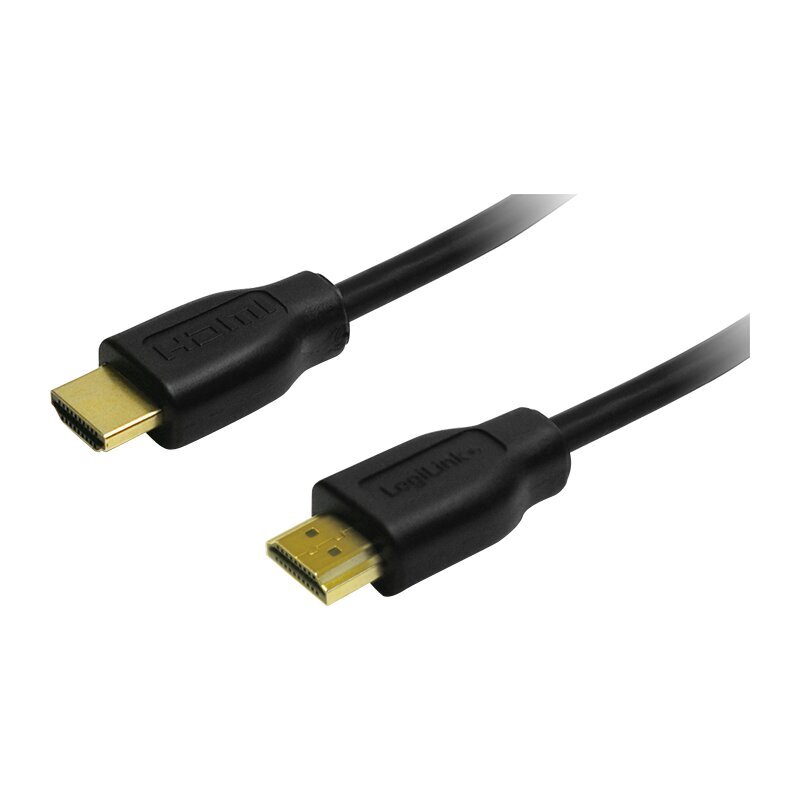 Logilink HDMI A male - HDMI A male, 1.4v 1.5 m kaina ir informacija | Kabeliai ir laidai | pigu.lt