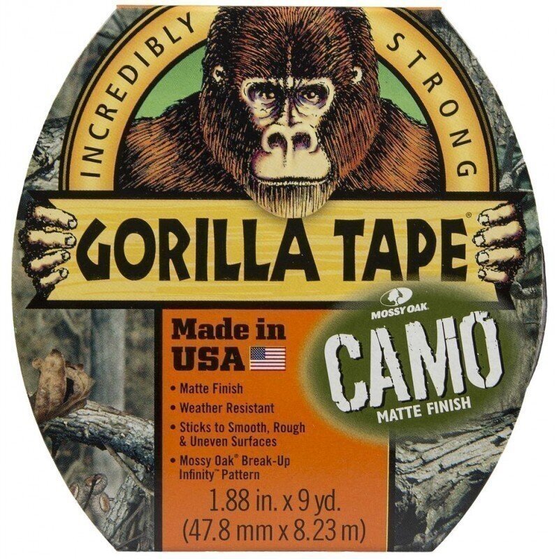 Lipni juosta Gorilla Camo, 8m kaina ir informacija | Mechaniniai įrankiai | pigu.lt