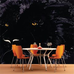 Fototapetai - Liūto iliustracija tamsiomis spalvomis kaina ir informacija | Fototapetai | pigu.lt