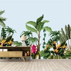 Fototapetai - Džiunglių medžiai ir gėlės kaina ir informacija | Fototapetai | pigu.lt