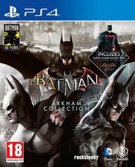 Batman Arkham Collection Triple Pack, Playstation 4 цена и информация | Компьютерные игры | pigu.lt