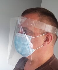 Daugkartiniai apsauginiai veido skydai- kaukės, 10 vnt kaina ir informacija | Galvos apsauga | pigu.lt