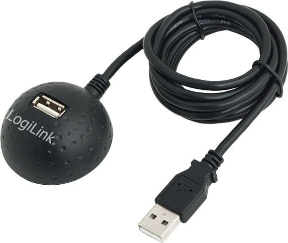Logilink CU0013, prijungimo stotelė USB 2.0, ilgintuvas, 1,5 m kaina ir informacija | Kabeliai ir laidai | pigu.lt