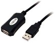 LogiLink UA0001A, USB-A, 5 m kaina ir informacija | Kabeliai ir laidai | pigu.lt