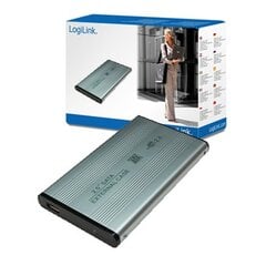 LogiLink UA0041A Enclosure 2.5 Inch S-ATA HDD USB 2.0 kaina ir informacija | Išoriniai kietieji diskai (SSD, HDD) | pigu.lt