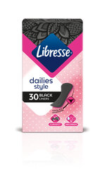 Įklotai Libresse Normal Black 30 vnt. kaina ir informacija | Tamponai, higieniniai paketai, įklotai | pigu.lt