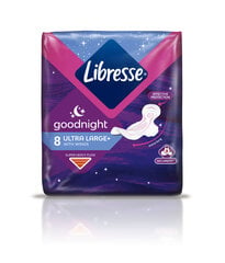 Paketai Libresse Ultra Night 8 vnt. kaina ir informacija | Tamponai, higieniniai paketai, įklotai | pigu.lt