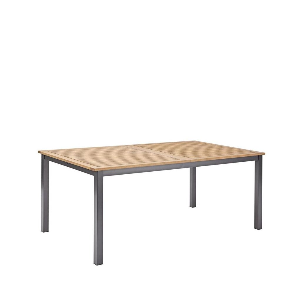 Išskleidžiamas lauko stalas Oris, rudas/pilkas kaina ir informacija | Lauko stalai, staliukai | pigu.lt