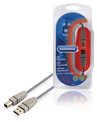 Bandridge BCL4105, USB-A/USB-B, 4.5 m kaina ir informacija | Kabeliai ir laidai | pigu.lt