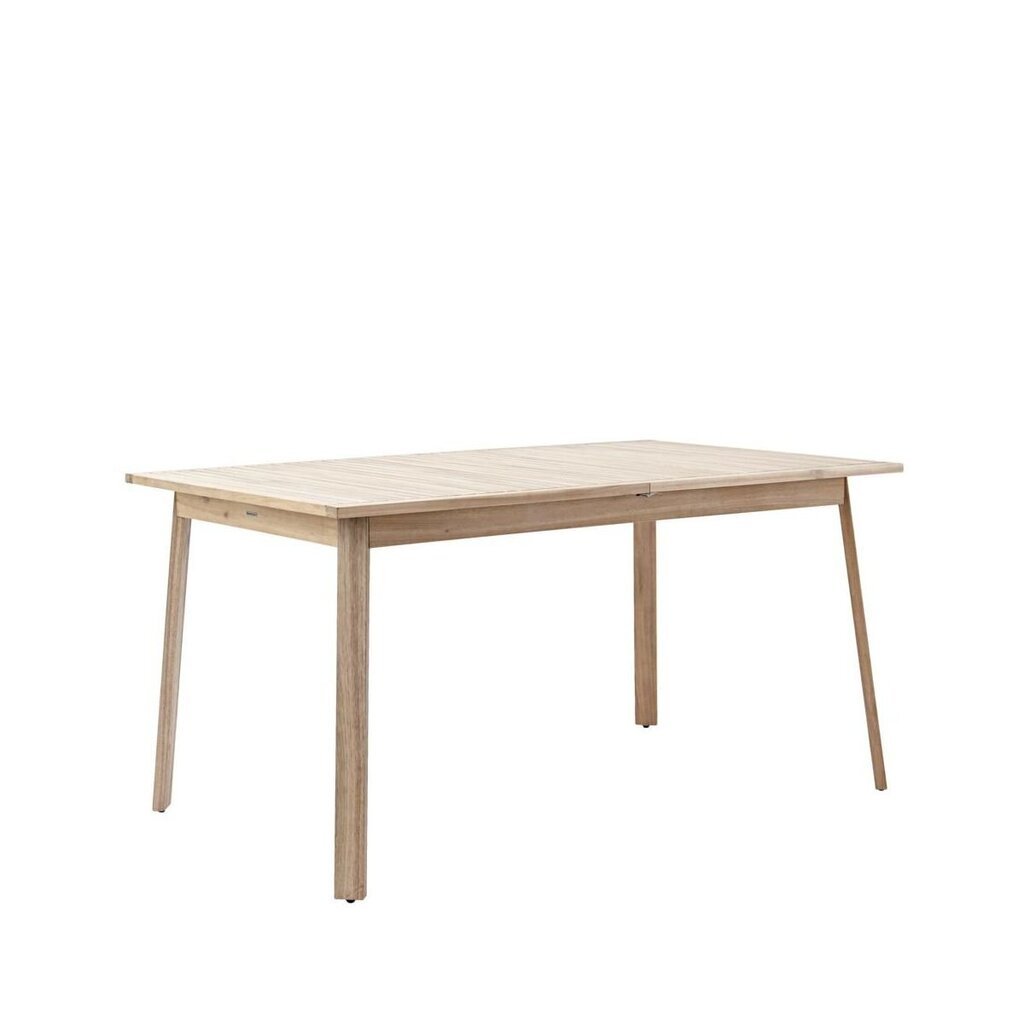 Išskleidžiamas lauko stalas Solis, rudas kaina ir informacija | Lauko stalai, staliukai | pigu.lt