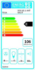 Вытяжка Teka DOS 60 цена и информация | Вытяжки на кухню | pigu.lt