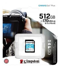 Kingston SDG3/512GB kaina ir informacija | Atminties kortelės telefonams | pigu.lt