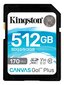 Kingston SDG3/512GB kaina ir informacija | Atminties kortelės telefonams | pigu.lt