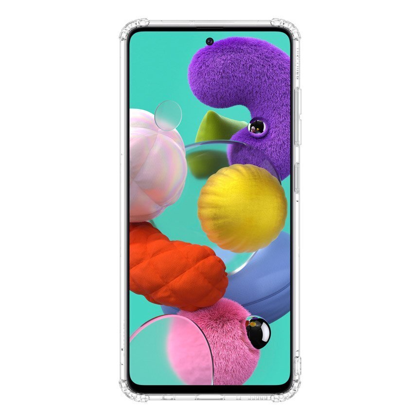 Nillkin Nature TPU Case Gel Ultra Slim Cover for Samsung Galaxy A51 transparent цена и информация | Telefono dėklai | pigu.lt