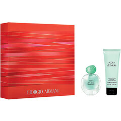 Rinkinys Giorgio Armani Acqua Di Gioia: EDP moterims 30 ml + kūno losjonas 75 ml kaina ir informacija | Kvepalai moterims | pigu.lt