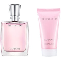 Набор Lancome Miracle Women: EDP для женщин 30 мл + лосьон для тела 50 мл цена и информация | Женские духи | pigu.lt