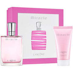 Набор Lancome Miracle Women: EDP для женщин 30 мл + лосьон для тела 50 мл цена и информация | Женские духи | pigu.lt