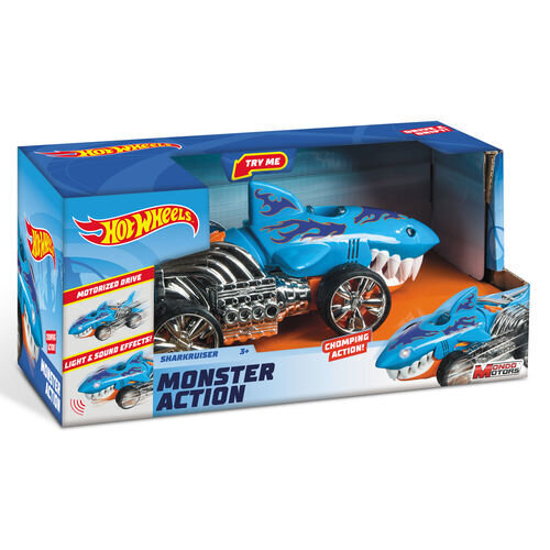 Automodelis Hot Wheels Monster Action Sharkruiser, 51204 kaina ir informacija | Žaislai berniukams | pigu.lt