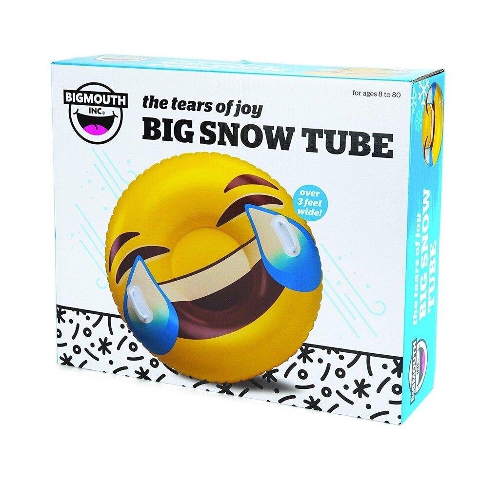 Pripučiamos rogės Snow Tube Giant Tears Of Joy Emoji, BMSTTE kaina ir informacija | Rogutės | pigu.lt