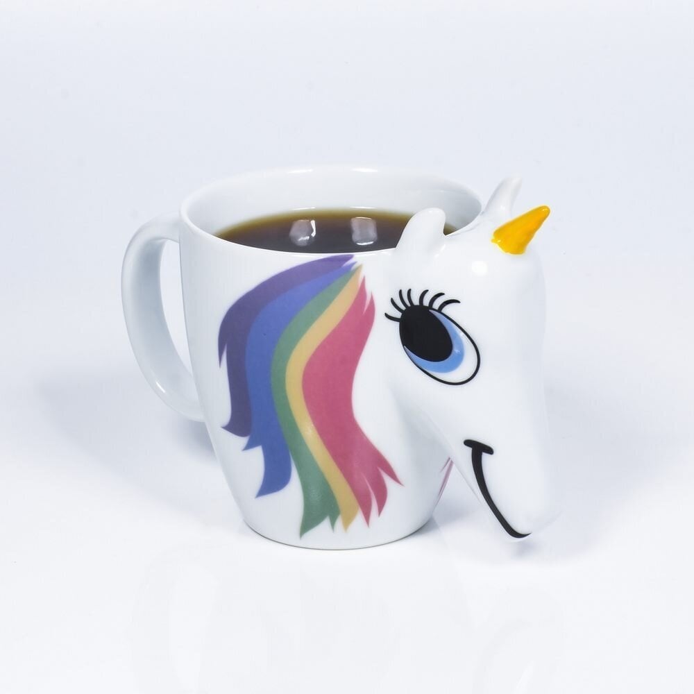 Spalvą keičiantis puodelis Unicorn, 300 ml цена и информация | Kitos originalios dovanos | pigu.lt
