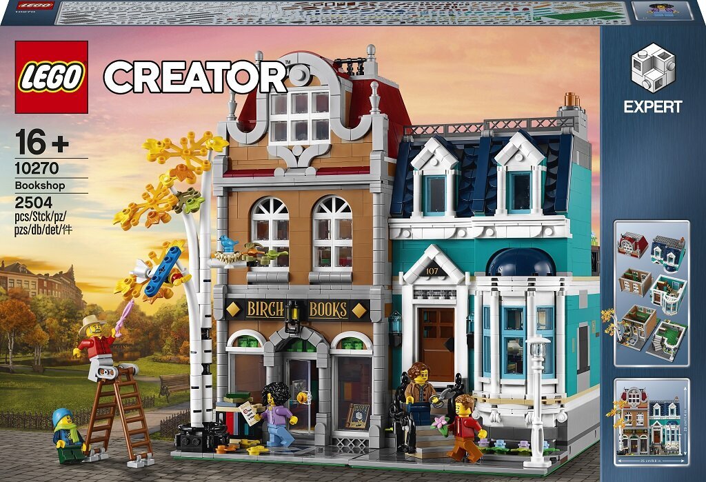 10270 LEGO® Creator Expert Knygynas kaina ir informacija | Konstruktoriai ir kaladėlės | pigu.lt