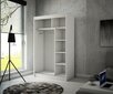 Spinta Adrk Furniture Toura 120 cm, ruda/ąžuolo spalvos kaina ir informacija | Spintos | pigu.lt