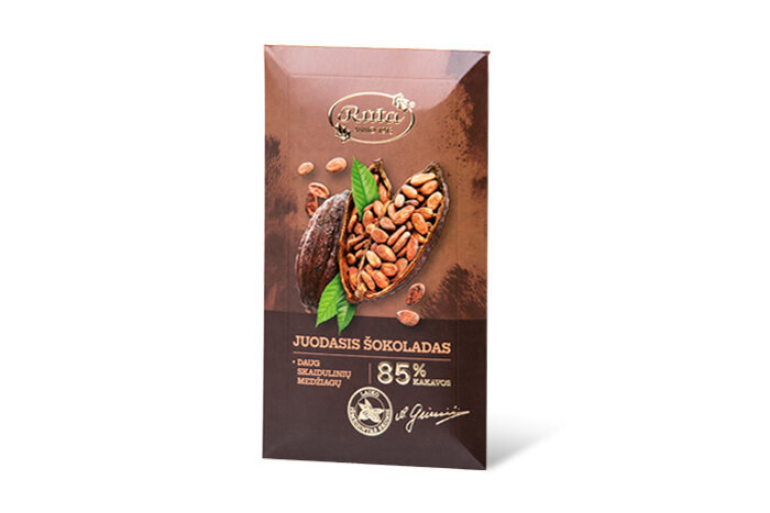 Juodasis šokoladas 85% 1x90g (vokelyje) цена и информация | Saldumynai | pigu.lt