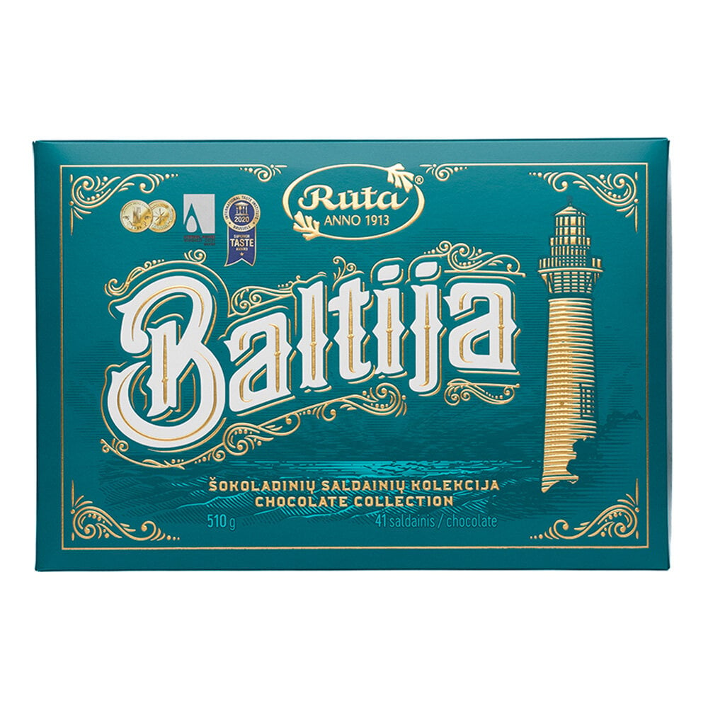 Šokoladinių saldainių kolekcija "Baltija" 1x510g kaina ir informacija | Saldumynai | pigu.lt
