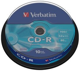 CD-R 700MB 52x Extraprotection, 10 vnt. kaina ir informacija | Vinilinės plokštelės, CD, DVD | pigu.lt