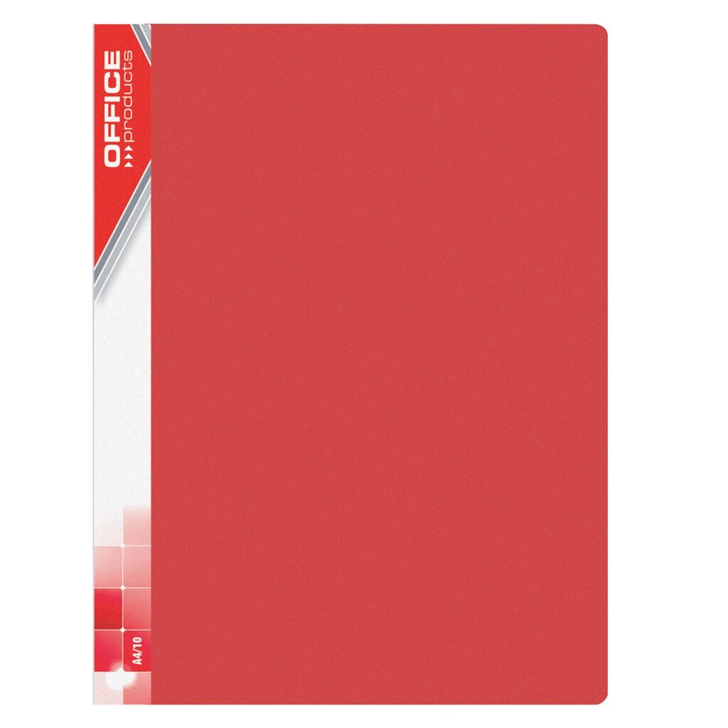 Aplankas su 40 įmaučių A4, raudonas kaina ir informacija | Kanceliarinės prekės | pigu.lt
