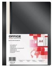 Segtuvas A4 PP, juodas kaina ir informacija | Office Products Vaikams ir kūdikiams | pigu.lt