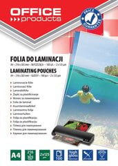 Laminavimo folija A4 2x125mic, 100 lapų kaina ir informacija | Kanceliarinės prekės | pigu.lt