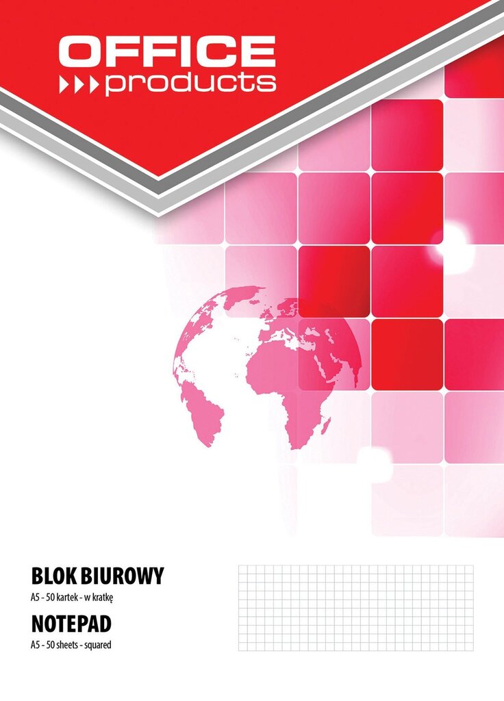 Bloknotas Office, A5, 50 lapų цена и информация | Sąsiuviniai ir popieriaus prekės | pigu.lt