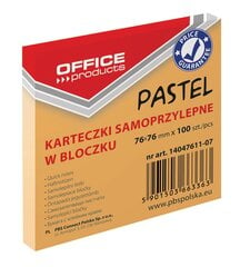 Lipnūs lapeliai Office Products, 100 vnt kaina ir informacija | Sąsiuviniai ir popieriaus prekės | pigu.lt